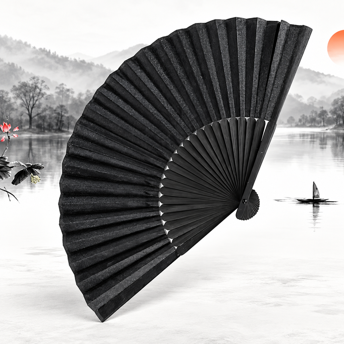 Classic Folding Handheld Fan – Portable Pocket Fan (23cm)
