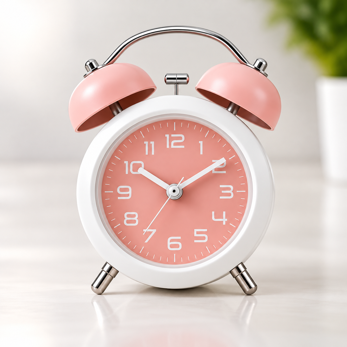Vintage Twin Bell Metal Alarm Clock