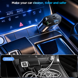 120W Retractable Car Charger with 4-in-1 Charging