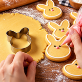 3-Piece Stainless Steel House Cookie Cutter Set for Baking