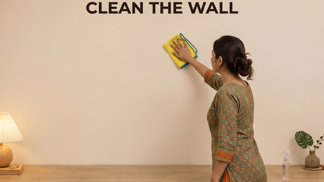Step 2 - Step 2: Clean the Target Wall
