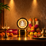 Ganpati Bapa 3D Crystal Ball LED Night Light