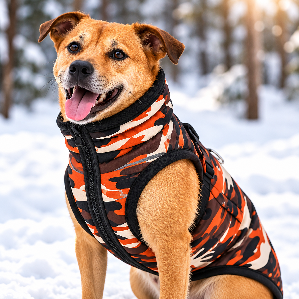 24Inch Waterproof Padded Winter Jacket for Large Dogs