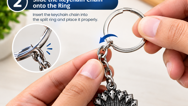 Step 2 - Step 2: Slide Keys onto the Ring