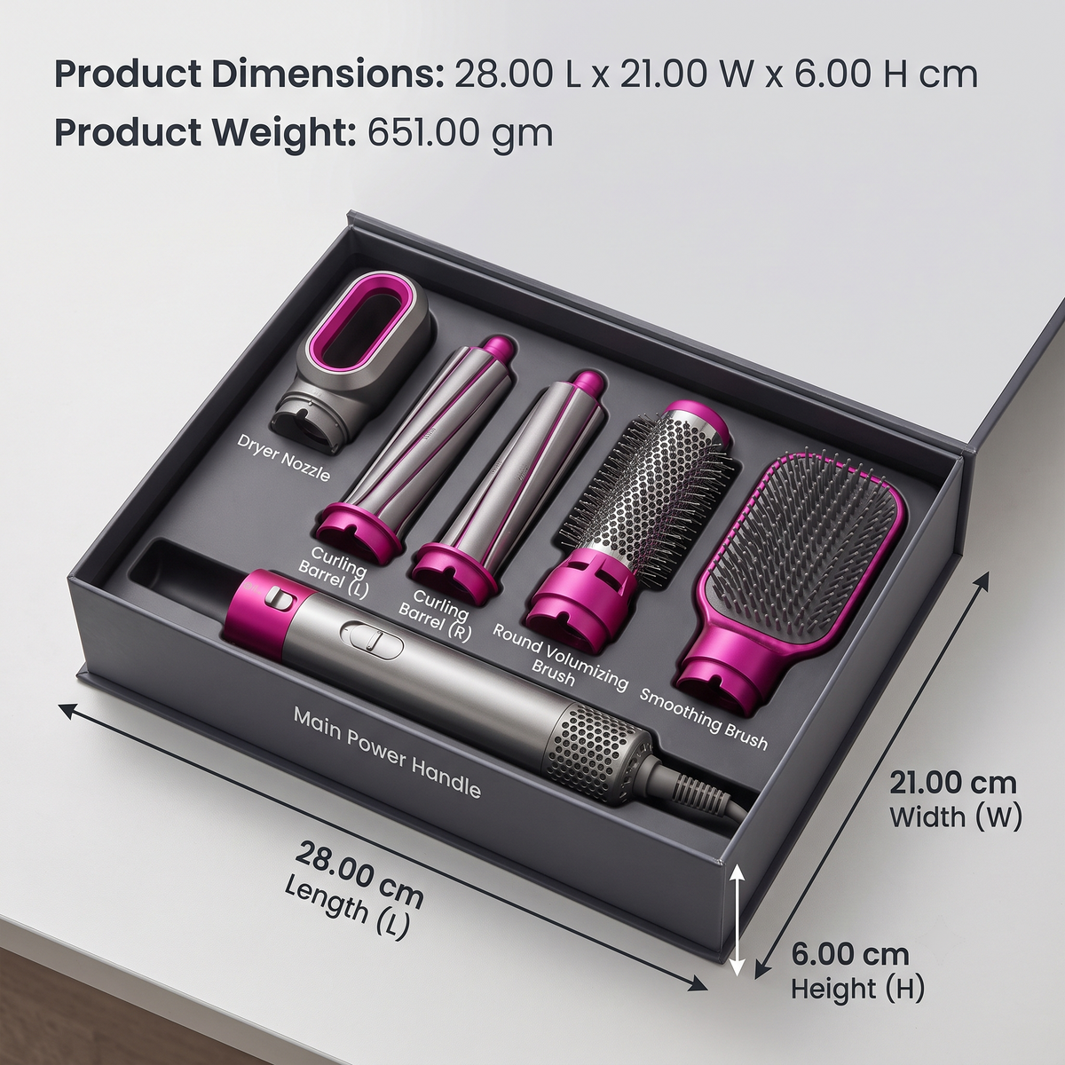 5-in-1 Hair Dryer & Styler – Curl, Straighten, Volumize & Dry