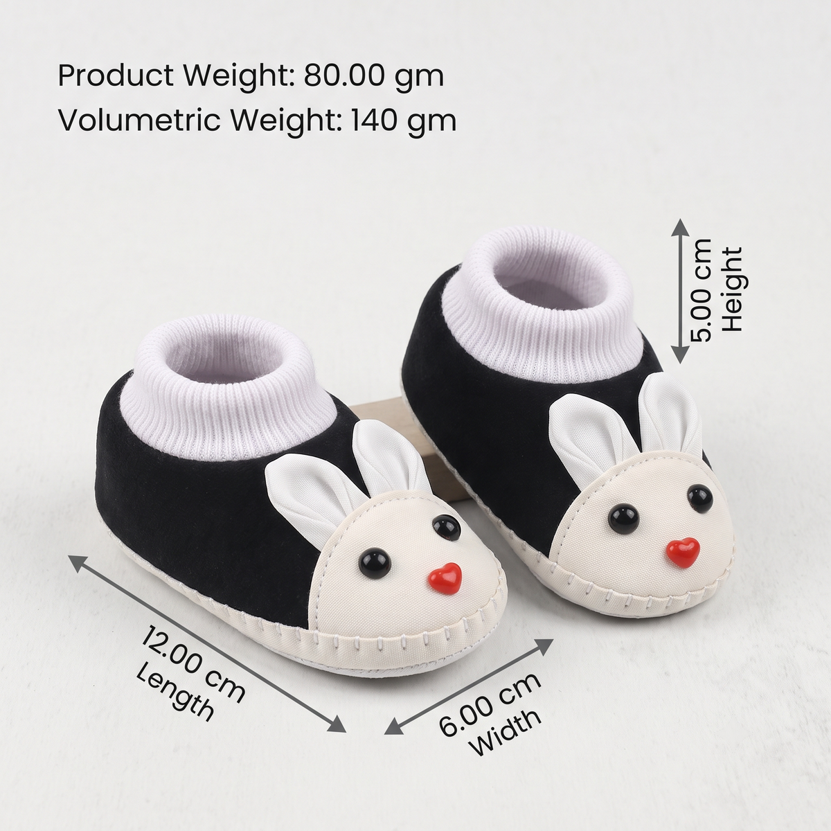 Soft Slip-On Infant Cushion Booties – Warm Baby Shoes (0-12M)