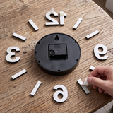 Modern Frameless 3D DIY Black Acrylic 60cm Wall Clock