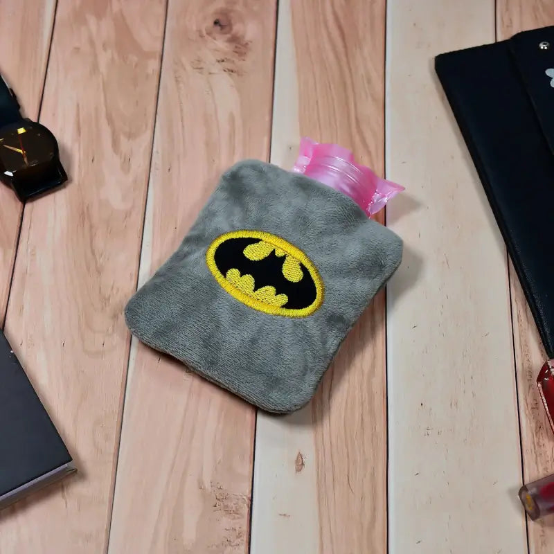 Batman Mini Hot Water Bag with Soft Cover for Pain Relief