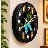 8-Inch Shree Krishna Plastic Wall Clock