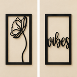 Modern MDF Wall Hanging Art Set (Pack of 6)