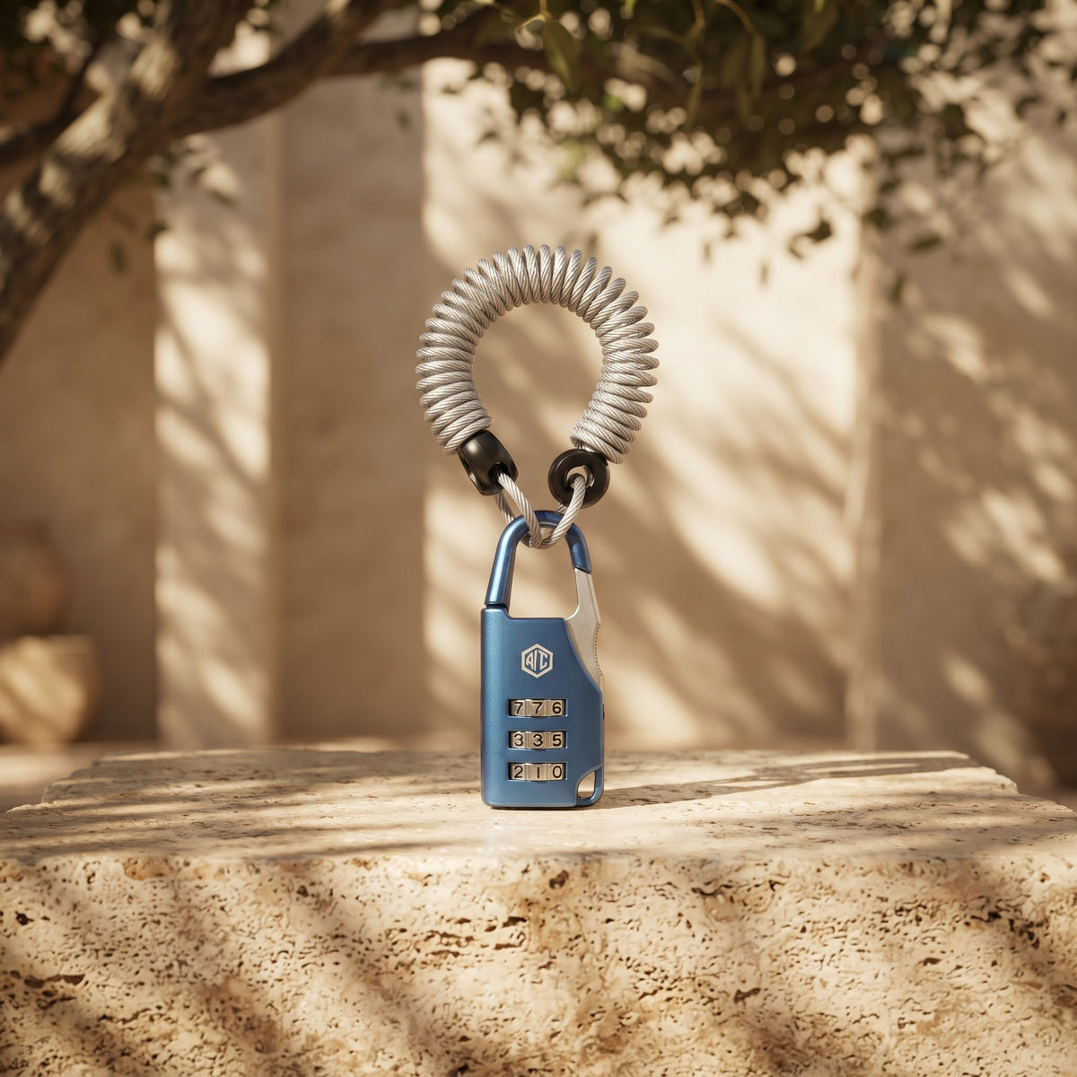 Anti-Theft 3-Digit Dial Padlock