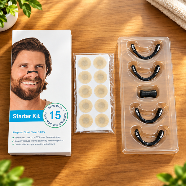 Reusable Snoring Aid Magnetic Nasal Dilator Starter Kit