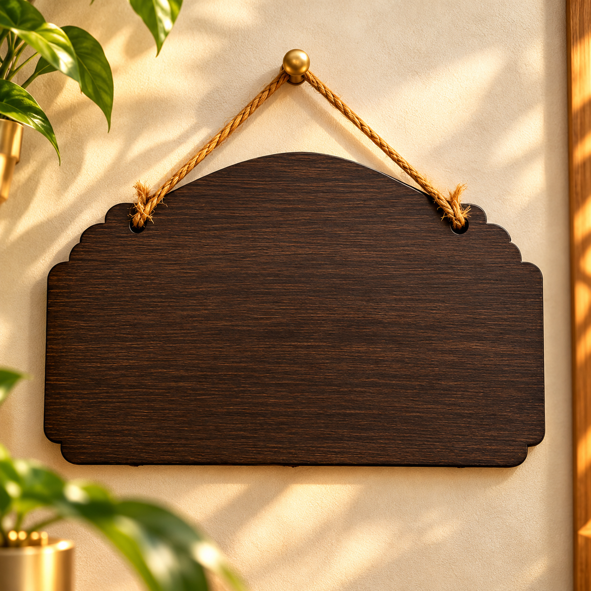 Shubh Diwali Wooden Wall Hanging Decor 30x20cm