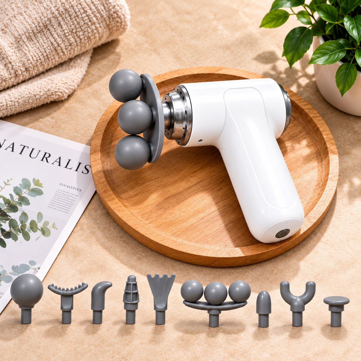 9-in-1 Mini Massage Gun Portable Electric Muscle Massager
