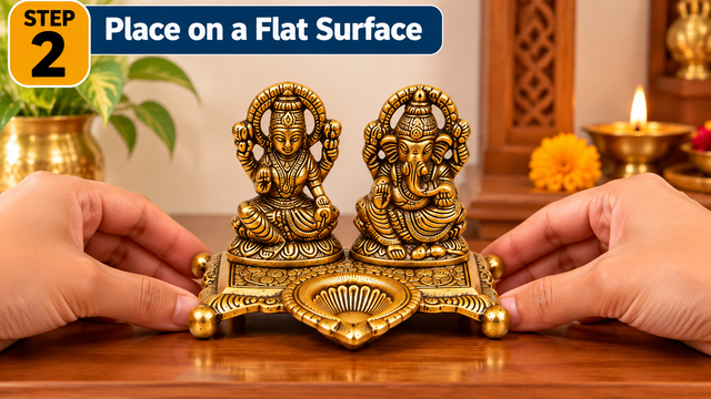 Step 2 - Step 2: Place on a Flat Surface