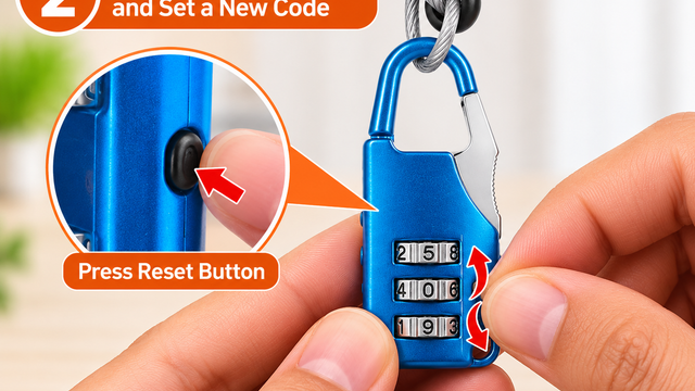 Step 2 - Step 2: Reset Button Dabakar Naya Code Set Karein