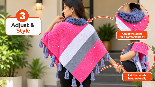 Step 3 - Adjust and Style Poncho