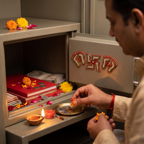 Tijori & Cash Drawer Blessing (Shubh Labh)