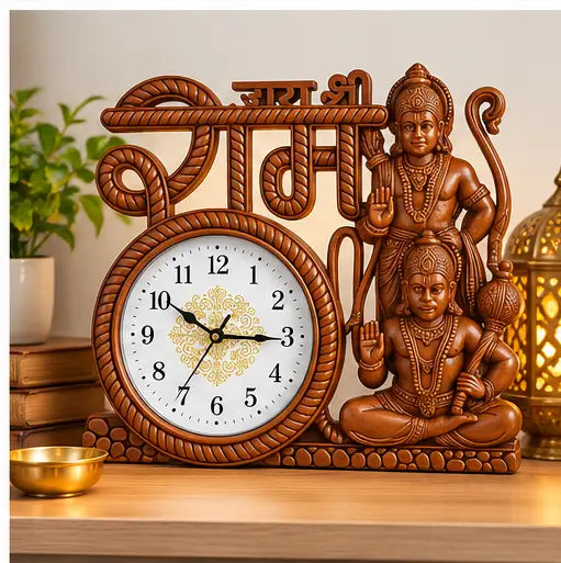 Hanuman Ji & Jai Shree Ram 25 cm Wall Clock