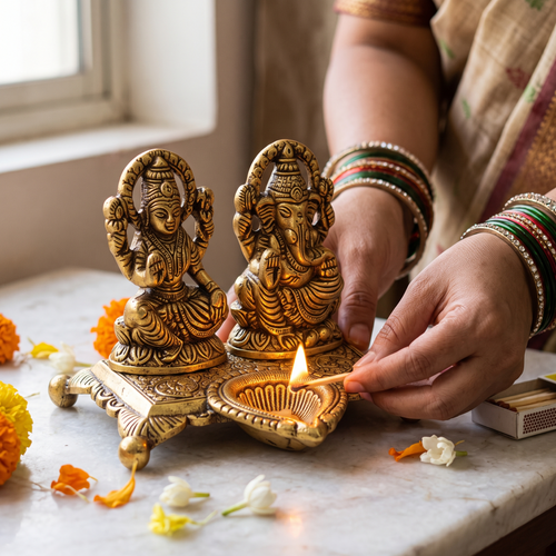 In-Hand Scale & Jyot Lighting Moment