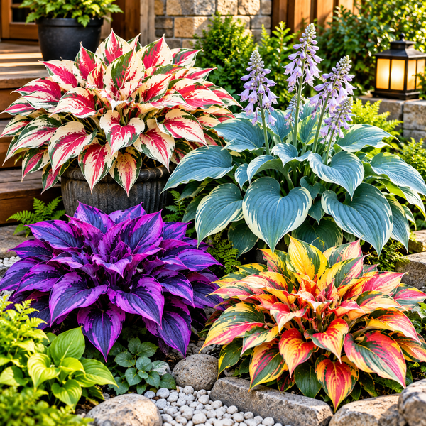 Multicolor Hosta Flower Seeds (50 Pack)