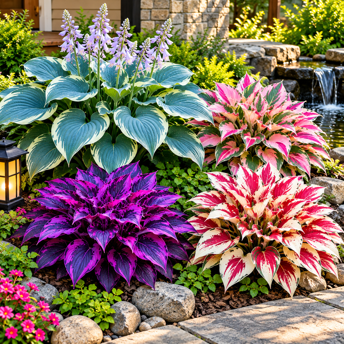 Multicolor Hosta Flower Seeds (50 Pack)