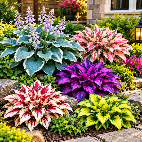 Multicolor Hosta Flower Seeds (50 Pack)