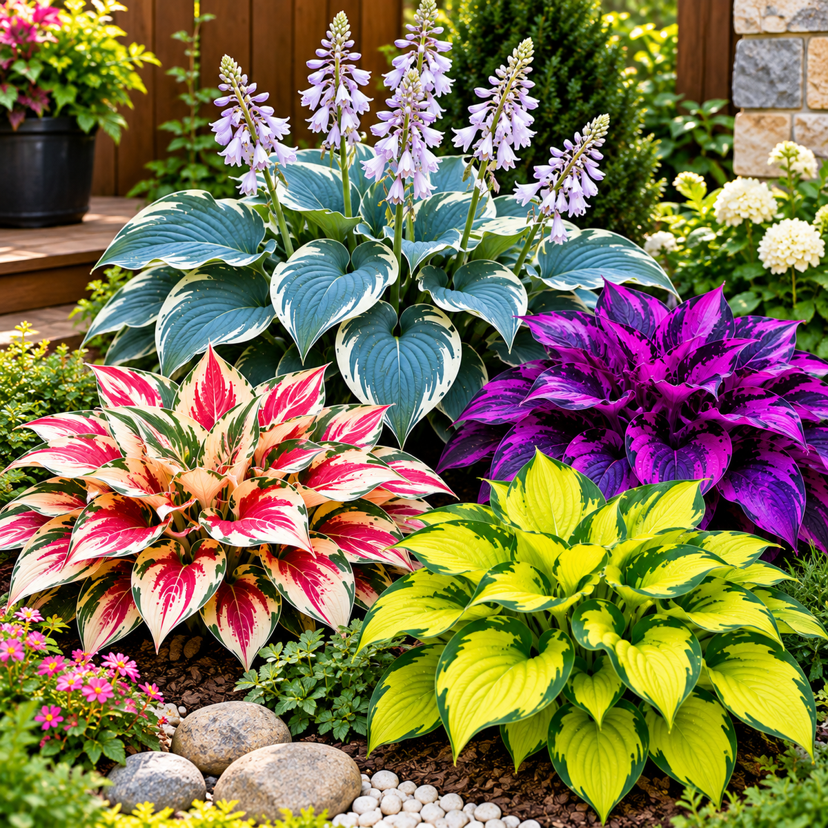 Multicolor Hosta Flower Seeds (50 Pack)