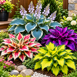 Multicolor Hosta Flower Seeds (50 Pack)