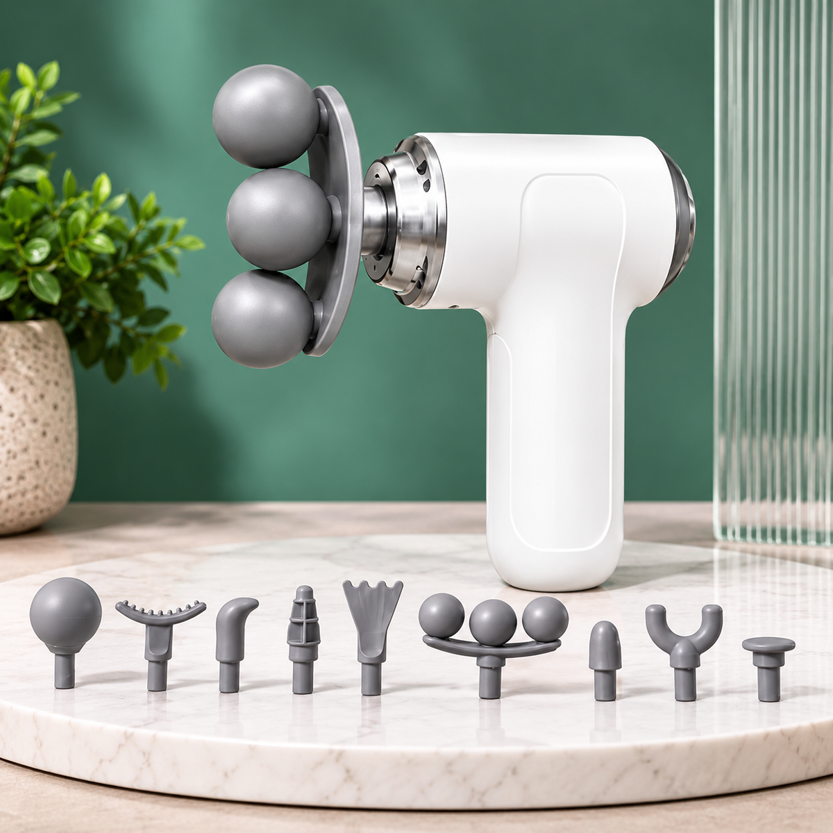 9-in-1 Mini Massage Gun Portable Electric Muscle Massager