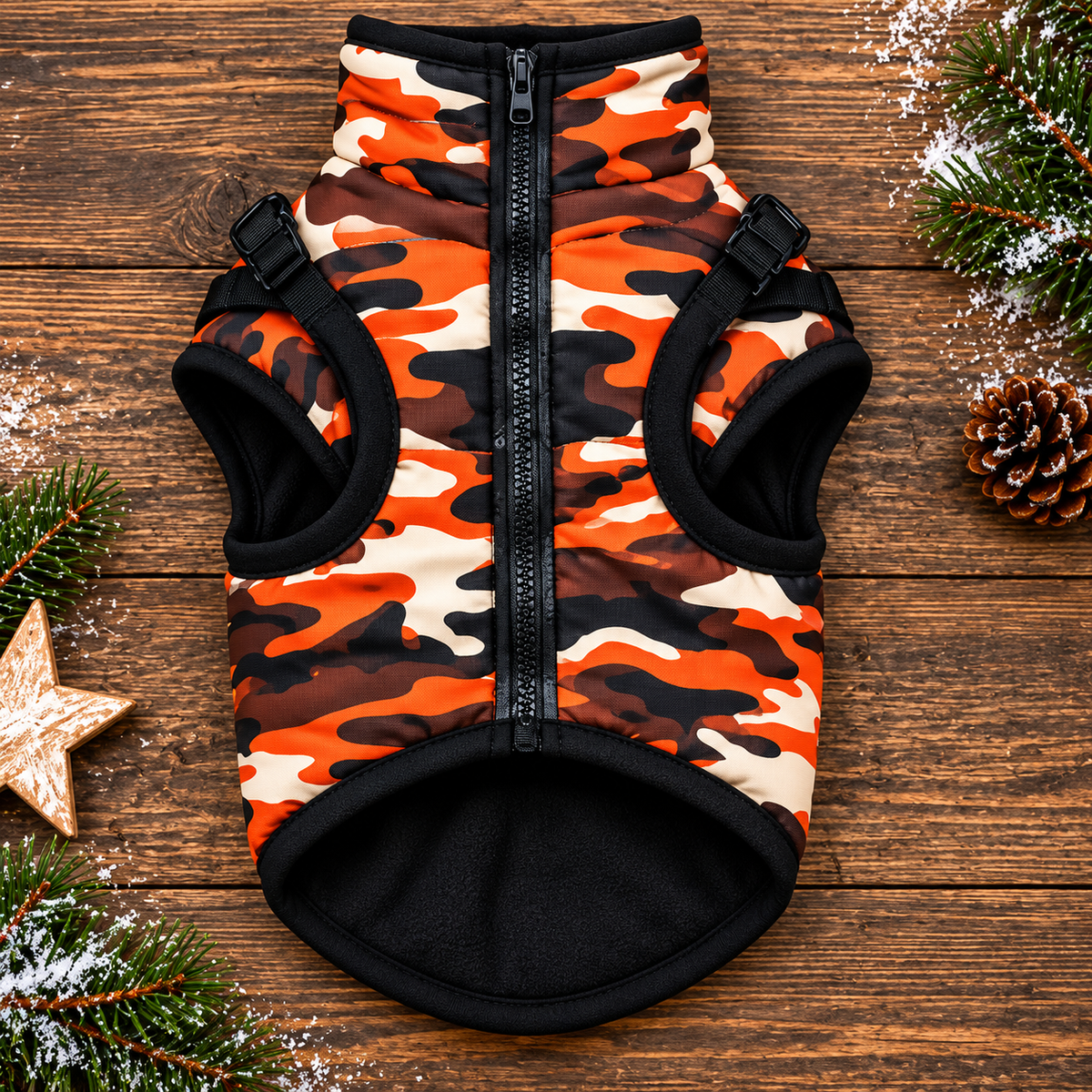 24Inch Waterproof Padded Winter Jacket for Large Dogs