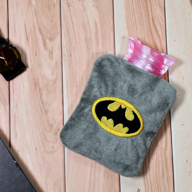Batman Mini Hot Water Bag with Soft Cover for Pain Relief