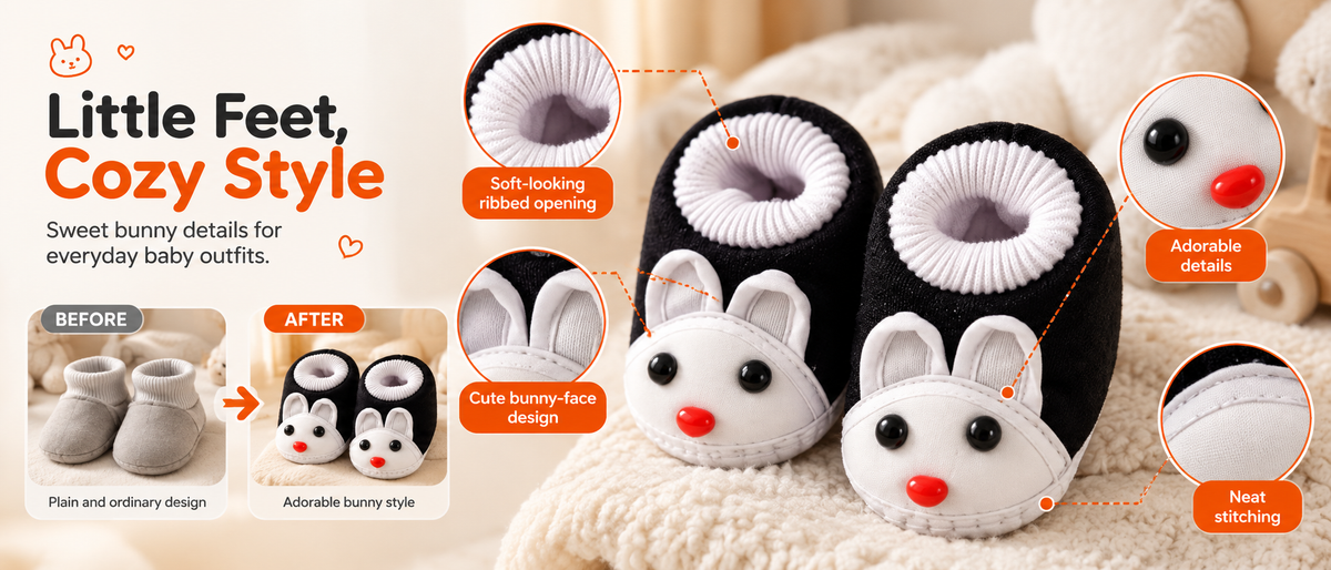 Soft Slip-On Infant Cushion Booties – Warm Baby Shoes (0-12M) Overview