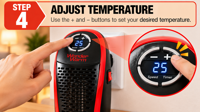 Step 4 - Step 4 : Adjust Temperature