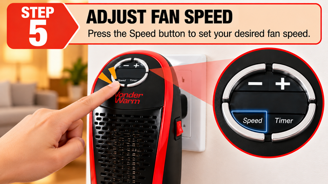 Step 5 - Step 5 :  Adjust Fan Speed